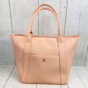 VESSEL Faux Leather Laptop Bag with Luggage‎ Trolley